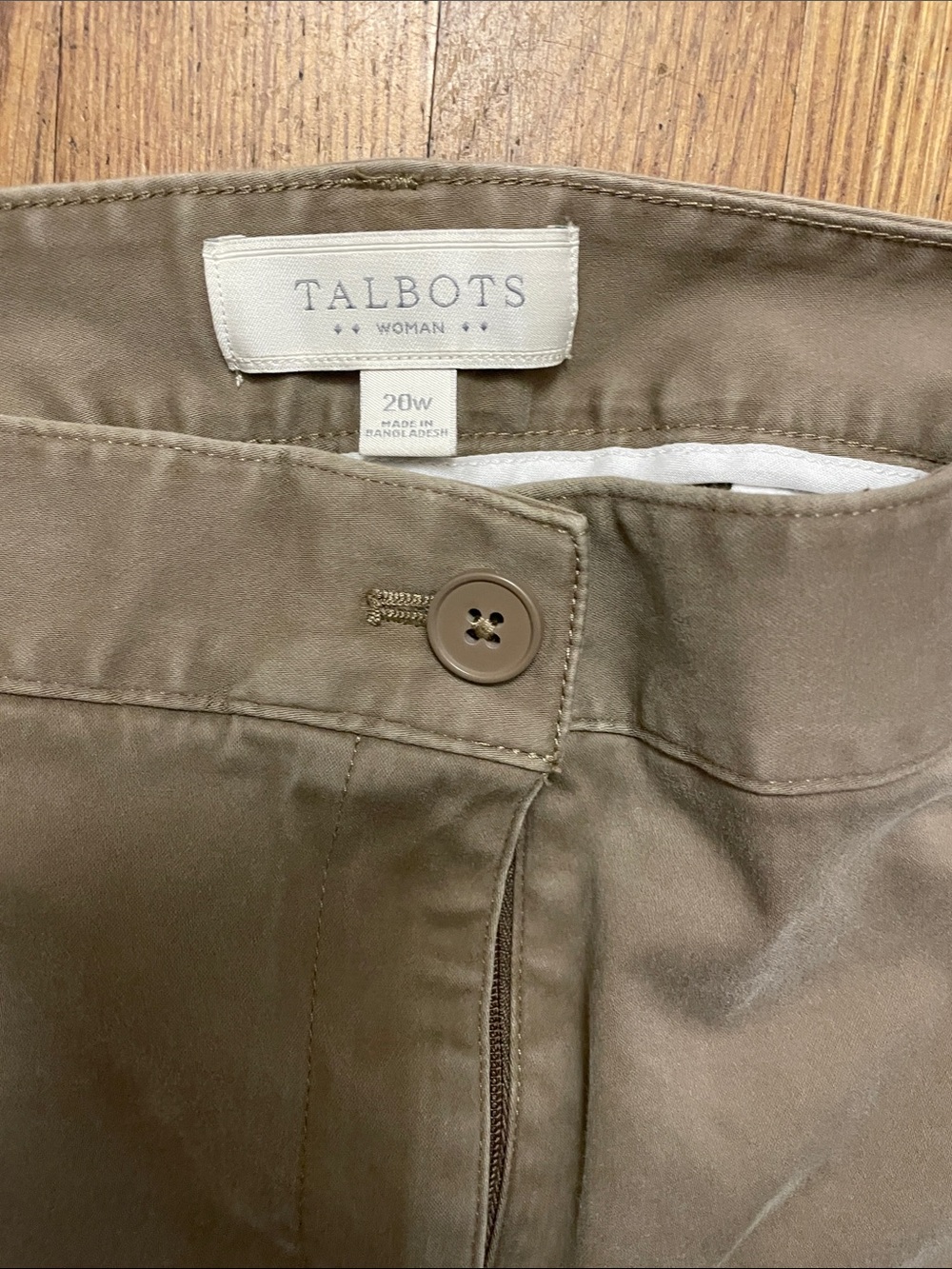 Talbots Men's Chino Pants in Light Taupe